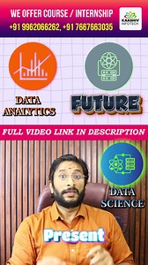 19K views · 119 reactions |  Data Science vs Data Analytics Tamil - Career Comparison | Kaashiv infotech #kaashivinfotech Full video link : https://youtu.be/dke6sezTf0E?si=2kHJrMa4DBac2meb | KaaShiv InfoTech Company | Facebook