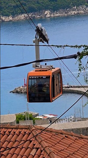 Cable Car Dubrovnik 🇭🇷 | Mount Srđ Adventure #Shorts
