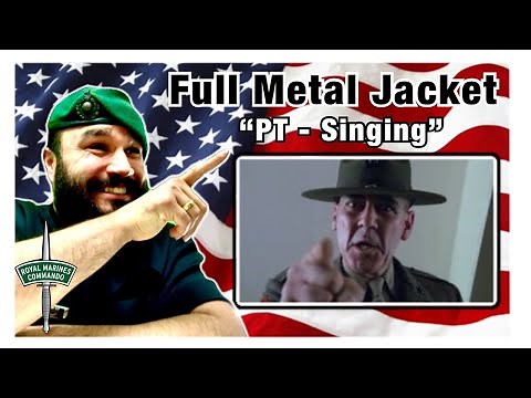 Full metal jacket - PT Singing Scene (Royal Marine Reacts) Mini Clip 2