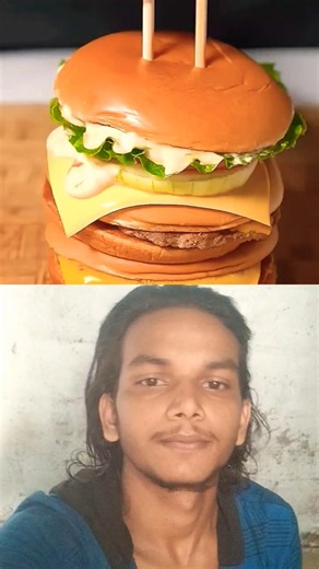 Burger 🍔 Tower 🗼#shorts #recipe #reaction #burger #tower #trending #ytshorts #viral #bts