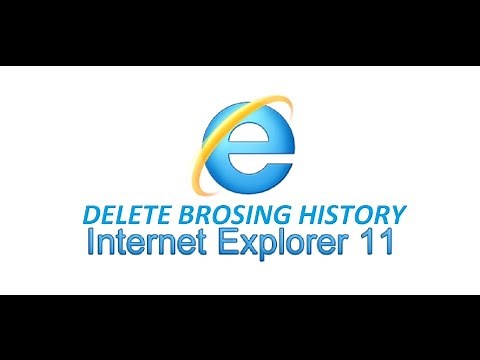 How to delete history on internet explorer 11 on windows 7