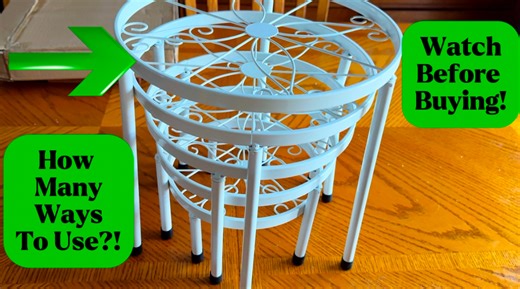 Watch 5 Pack Plant Stands! Indoor, Outdoor! Sturdy and Stylish!! on Amazon Live