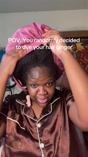 So happy I finally did it. I miss being a colored girl 🫶🏾🥹 #naturalhair #dyeingmyhair #gingerhairblackgirl #gingerhair #hairstyle