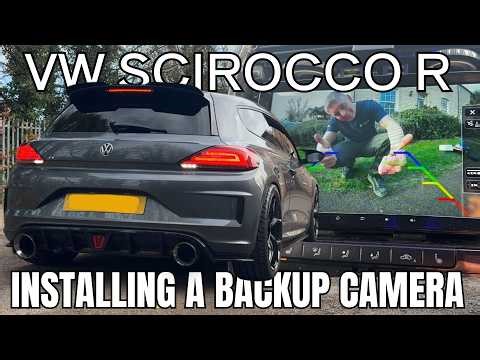 VW Scirocco - Reversing Camera Install