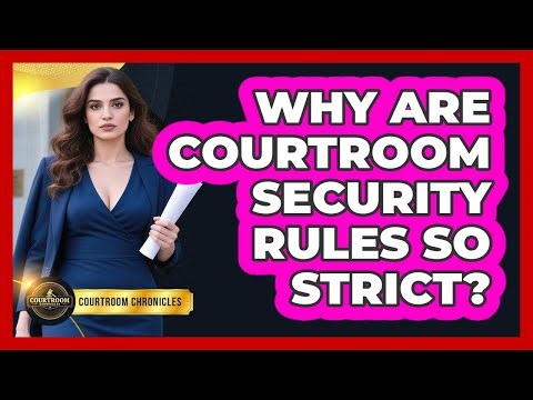 Why Are Courtroom Security Rules So Strict? - Courtroom Chronicles