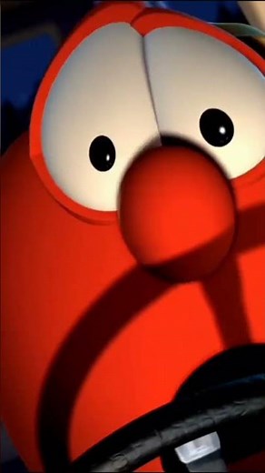 Jonah VeggieTales Van scene but with the Fish Slap