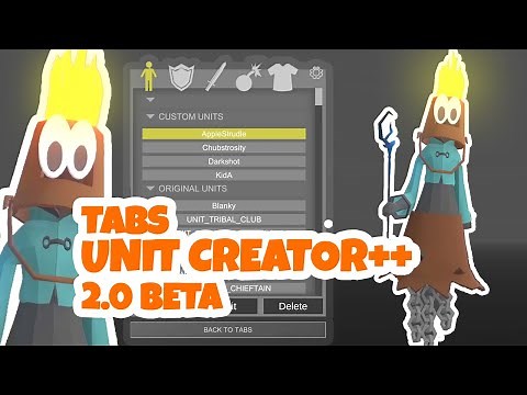 TABS MC UnitCreator++ PRE-RELEASE UPDATE