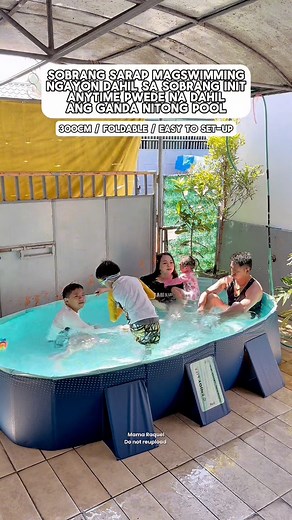 perfect bonding time 👙🏖️🌞 #pool #swimmingpool | Mama Raquel