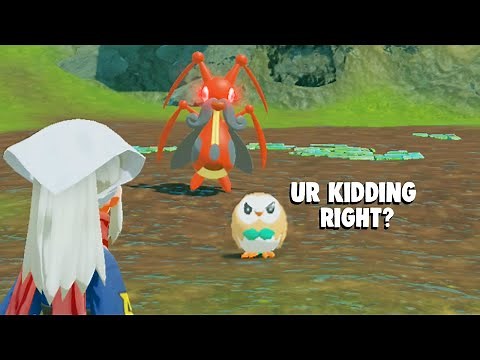 Rowlet has just about had it (Pokemon Legends Arceus Funny Moments)