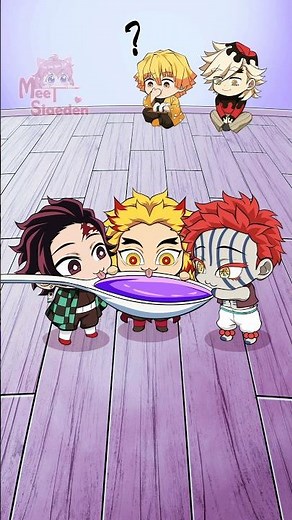 👅 Food Tasting | Rengoku VS Akaza #DemonSlayer #KimetsuNoYaibs