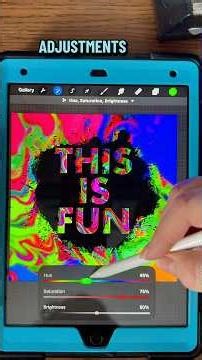 Procreate Practice Design – Learn Multiple Tools in One Simple Project