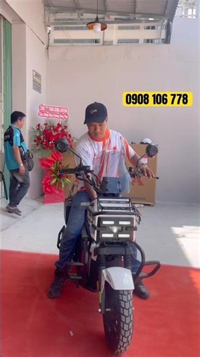 Lái thử chiếc Honda Square X125 tại Sự Kiện Cà Mau