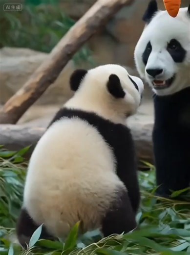 Pretty little baby. #pandadiary #fluffy #panda #cute #pandababy