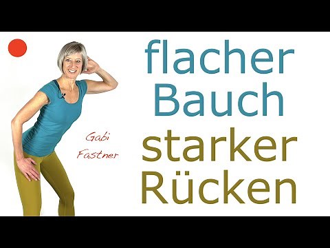 🐛18 min. flacher Bauch, starker Rücken | ohne Geräte, im Stehen