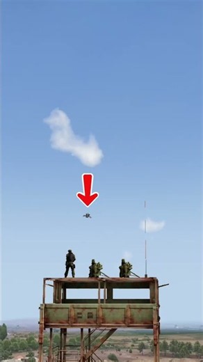 Defense System Blocks US Helicopter A #arma3 #shorts