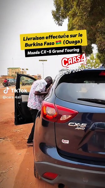Livraison effectuée sur le Burkina Faso 🇧🇫 (Ouaga) Mazda Cx5 Grand Touring ✌️ ——- Vous cherchez une voiture d’occasion propre, une voiture neuve chinoise fiable ou un véhicule prêt à rouler à Cotonou (Bénin 🇧🇯), à Ouagadougou (Burkina Faso 🇧🇫), à Bamako (Mali 🇲🇱), à Niamey (Niger 🇳🇪), à Abidjan (Côte d’Ivoire 🇨🇮), à Douala ou Yaoundé (Cameroun 🇨🇲) — ou n’importe où en Afrique ? Cars4All est votre partenaire de confiance pour acheter votre voiture en toute sécurité, au meilleur prix