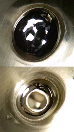 Tommy Technetium | Everything vibrates. Even liquid metal. You’re looking at droplets of a liquid metal alloy called Galinstan responding to sound waves.... | Instagram