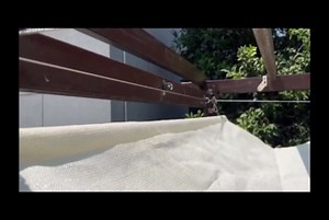 XPLKQXE Retractable Pergola Shade Cover, Outdoor Adjustable Shade-on-Wire Canopy, Sliding Wave Shade Sail for Pergola Patio Deck Yard Gazebo with Cable (Size : Custom Size)