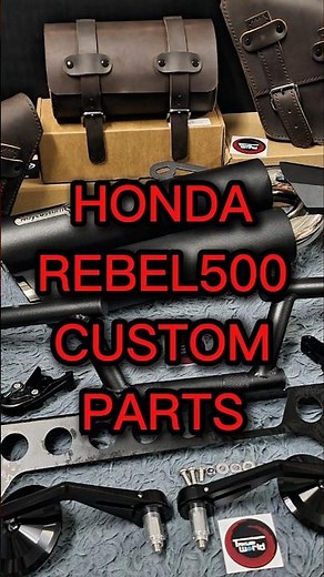Honda Rebel500 Custom Parts🛠