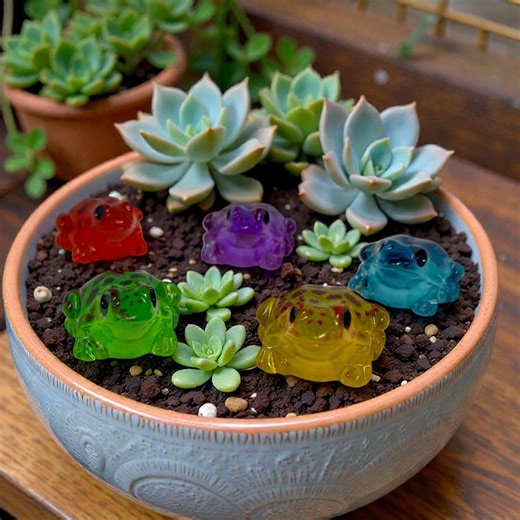 Mini Colorful Frog Bundle, Tiny Resin Frog Figurines Set, Fairy Garden Frogs, Miniature Animal Decor, Plant Buddies, Terrarium Accessories - Etsy