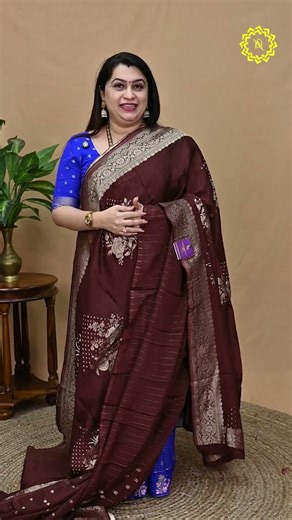 Price :- ₹3899/- Product Code :- NSVS4628 Product Name :- Premium Crepe Silk Nidharshana Sarees ||