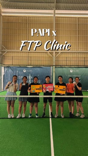 PAPI | PAdel PIk on Instagram: "Loving every hit🥳 PAPI x FTP Clinic Beginner-Friendly Session🙌🏻 — Congrats to: 🥇 @joenjowen 🥈 @theresiakwan 🥉 @elviravania — Special thanks to @ftpclinic for sponsoring! 👸🏻 📍 @polarispadelgrove"