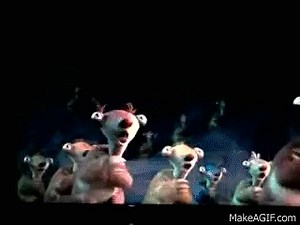 Ice Age 2 - Sid the fire king!!! on Make a GIF
