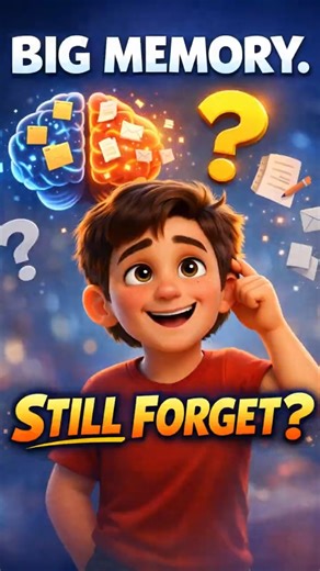 Your Brain Has Massive Memory — So Why Do You Still Forget? #facts #science