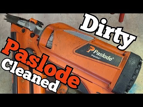 Paslode Nail Gun won't fire. How to dismantle, clean, reoil and rebuild.