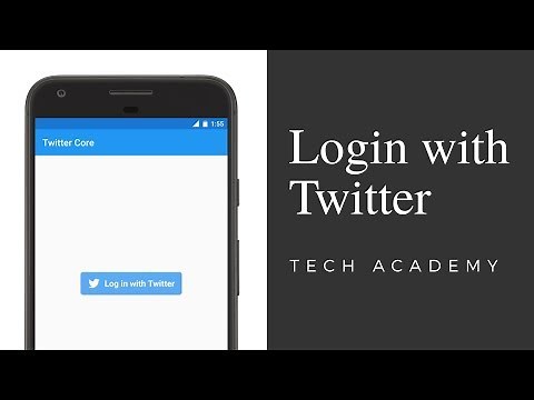 Login with Twitter | Android Tutorial