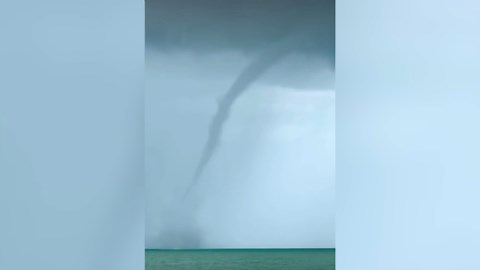 Waterspout located near Clearwater Beach