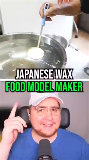 Japanese Wax Food Model Maker #storytime #storytelling #fypシ #waxfood | Davis II Facts