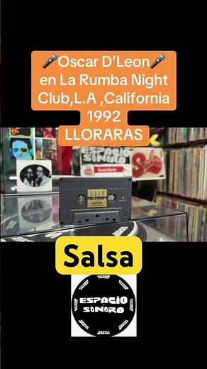 Lloraras - Oscar D’ Leon en La Rumba Night Club,L.A ,California LIVE 1992🔥 #salsa