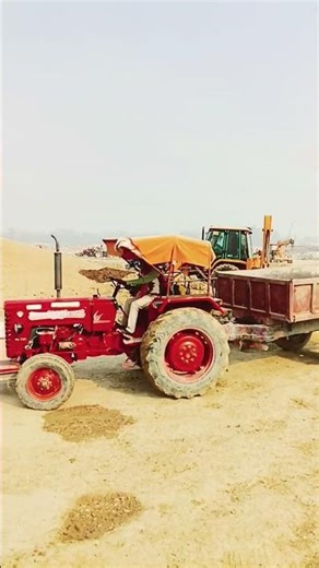 Powerful Tractor Working on Construction Site #shorts