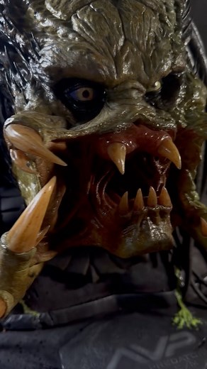 Chris Kunzmann | I made a new AVP Requiem Display stand with the Wolf Predator Stunt Mask. It was fun and a lot of work to build the Display and the repairs... | Instagram