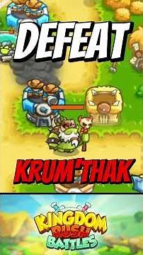 Krum'Thak BOSS BATTLE Guide | Kingdom Rush Battle