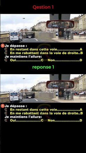 CODE DE LA ROUTE🚦QESTION 01 Série #01 2025 PERMIS DE CONDUIRE