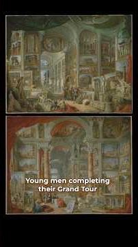 Ancient Rome / Modern Rome (1757), Giovanni Panini, One Minute Art #art #arthistory #italy