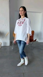 Ново Тракийска шевица от vezba.bg https://vezba.bg/products/byala-damska-riza-trakijska | VEZBA