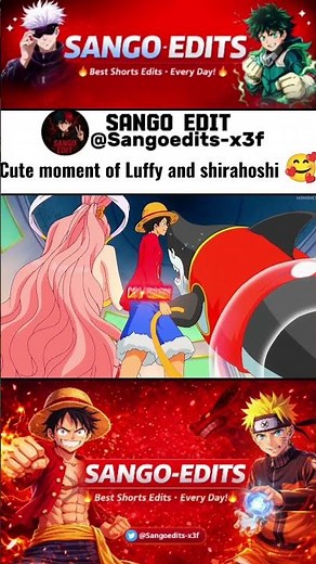 Cute moment of Luffy and shirahoshi 🥰#luffy #shirahoshi #fishmanisland#anime #shortsfeed #onepiece