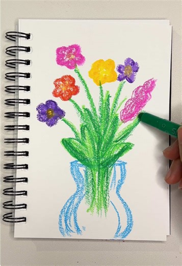 Creative Drawing Ideas with Silky Crayons