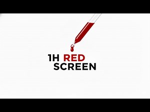 Red Screen 1 Hour (4K UHD) — Monitor Calibration, Pixel & Contrast Test | ZNSLab