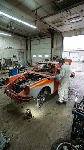 From Rusty Porsche to Showroom Masterpiece #beforeandafter #restoration #carrestoration