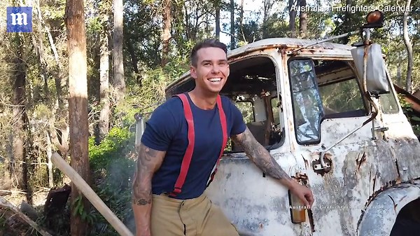 Behind the scenes 2021 Australian Firefighters Calendar photoshoot