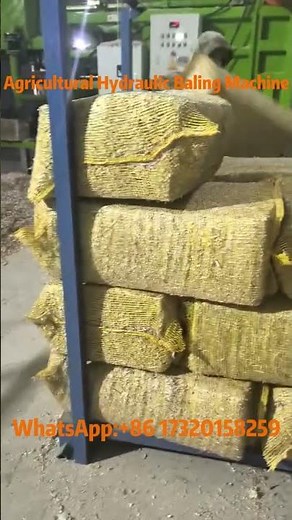 Hydraulic Baler in Action – Powerful Farm Machinery Demo! 🚜💨#hydraulicpress #baler