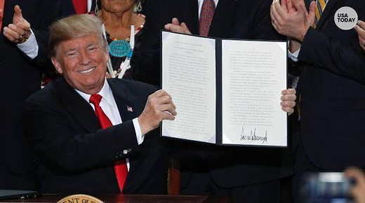 President Trump is turning to an obscure legal mechanism in an attempt to protect some of his most controversial executive orders in case they're struck down in court. https://usat.ly/2knCCk0 | USA TODAY Video