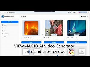 VIEWMAX.IO AI Video Generator Price and user reviews