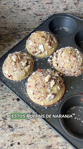 Muffins de naranja y almendras: Deliciosas recetas de postres con avena