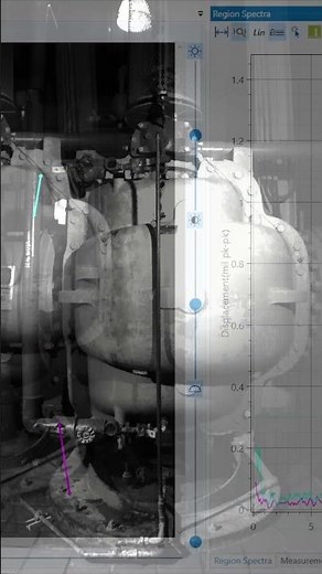 Pump’s Piping Vibration Detected and Measured using VibVue® Motion Magnification Video