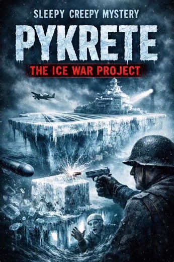 PYKRETE — The Ice That Was Meant to Win a World War Here’s a Sleepy Creepy Mystery style mini documentary. ❄️ Sleepy Creepy Mystery: PYKRETE In the darkest years of World War II, scientists became desperate enough to invent something that shouldn’t exist… A material made of frozen water… and sawdust. They called it pykrete. At first glance, it looked like ordinary ice. But when tested, it didn’t shatter. It didn’t crack like a frozen lake. It stopped bullets. Pykrete was stronger than concrete. 